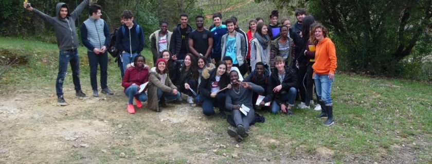 3 avril 2018 : Sortie Géologique à Langoiran avec la classe de 1S